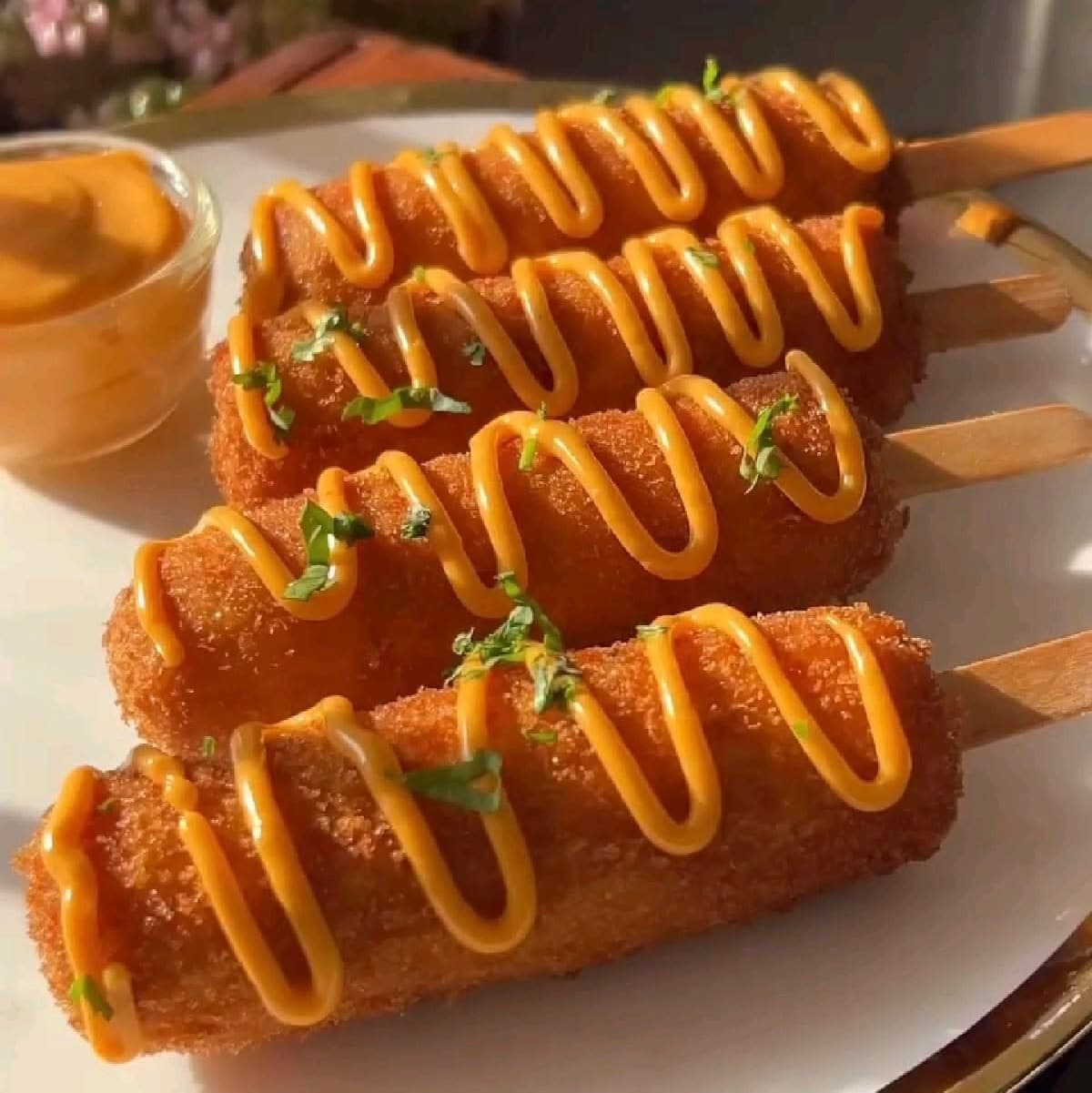 Chicken popsicles
