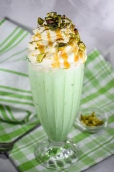 Kesar pista ice cream shake — Healthy