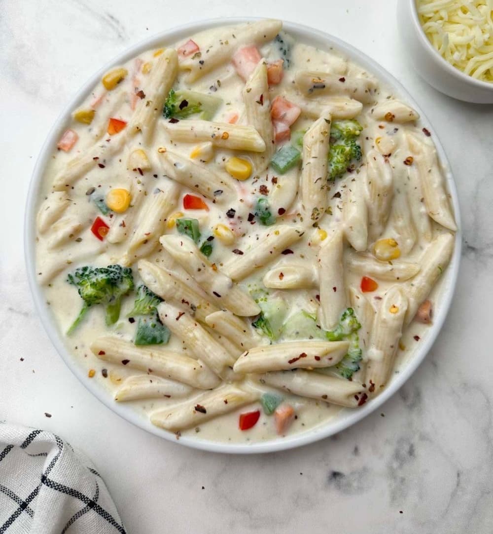 Millet White sauce Pasta